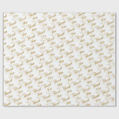 Vielen Dank, Script Geschenkpapier (Flach)