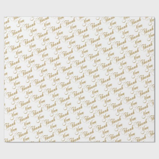 Vielen Dank, Script Geschenkpapier (Flach)