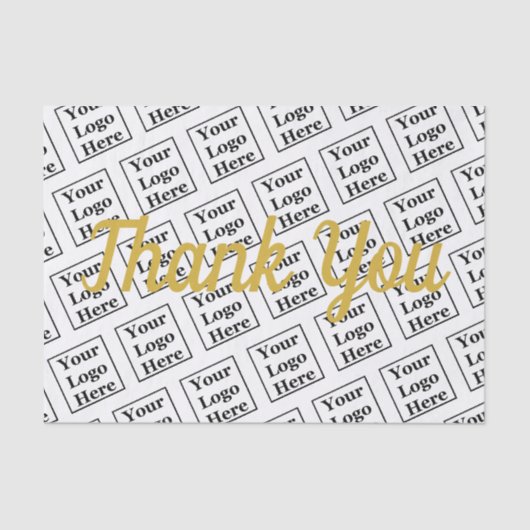 Vielen Dank, Script mit Ihrem Logo hier Vorlage Seidenpapier (Vorderseite)