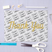 Vielen Dank, Script mit Ihrem Logo hier Vorlage Seidenpapier (Handwerk)