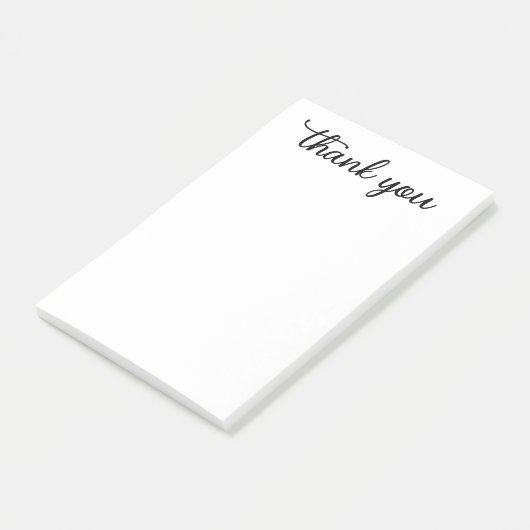Vielen Dank, Script Post-it Klebezettel (angewinkelt)