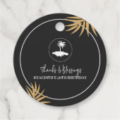 Vielen Dank & Segen Insel Jamaika Gefallen Tag Geschenkanhänger (Vorderseite)