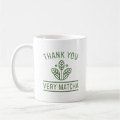 Vielen Dank Sehr Matcha Kaffeetasse (Links)
