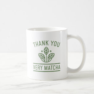 Vielen Dank Sehr Matcha Kaffeetasse