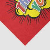 Vielen Dank Seidenpapier (Ausschnitt)