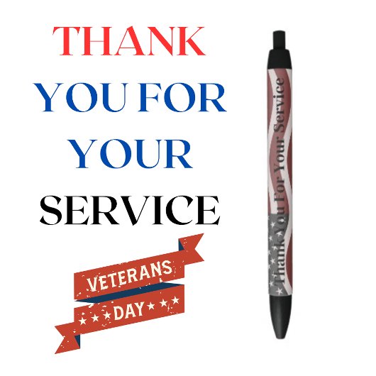 Vielen Dank Service Veteran's Day Pen Kugelschreiber