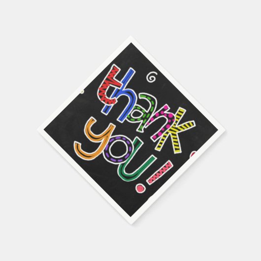 Vielen Dank Serviette (Ecke)
