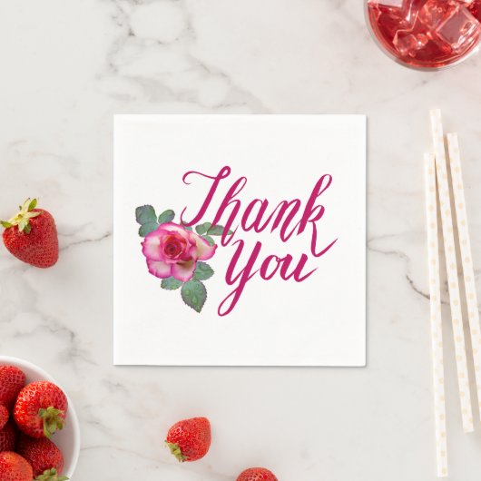 Vielen Dank Serviette (Beispiel)