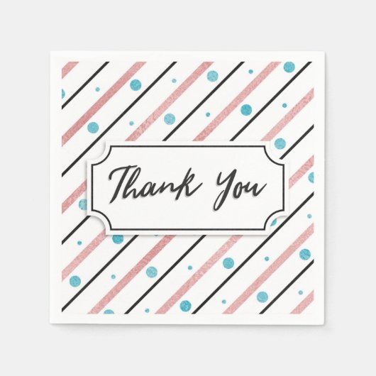 Vielen Dank Serviette (Vorderseite)