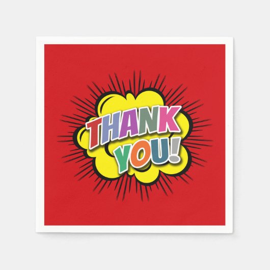 Vielen Dank Serviette (Vorderseite)
