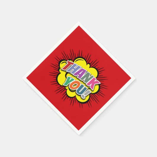 Vielen Dank Serviette (Ecke)