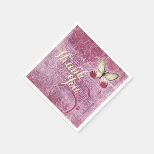 Vielen Dank Serviette (Ecke)