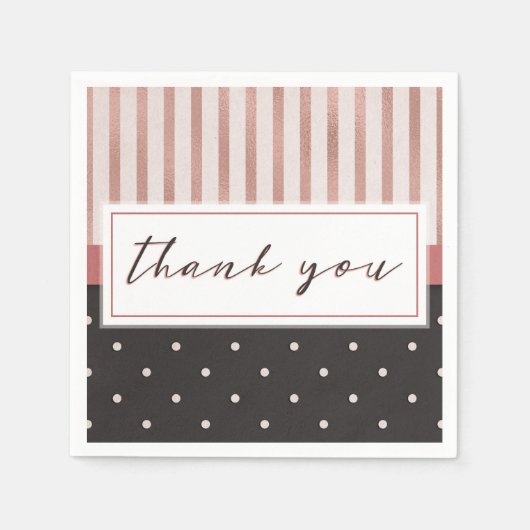 Vielen Dank Serviette (Vorderseite)