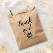 Vielen Dank, Sie blättern benutzerdefinierte Skrip Geschenktütchen (Ausgeschnitten)