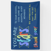 Vielen Dank, Sie sind Stars-Wertschätzung Banner (Vertikal)