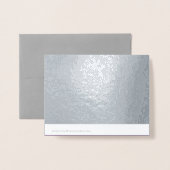 Vielen Dank Silver Decks mit benutzerdefiniertem T Folienkarte (Rückseite mit Umschlag)