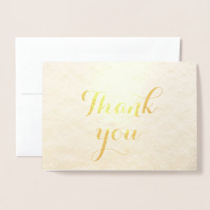 Vielen Dank Simple Blank EleganWhite Folienkarte
