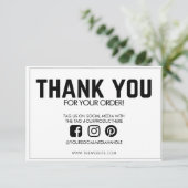 Vielen Dank Simple Custom Media Insert (Stehend Vorderseite)