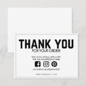 Vielen Dank Simple Custom Media Insert (Vorne/Hinten)