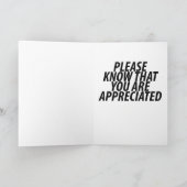 Vielen Dank so viel Grußkarte (Orange) Dankeskarte (Innenseite)