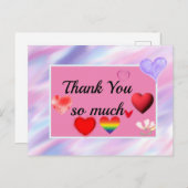 Vielen Dank, so viel Postkarte (Vorne/Hinten)