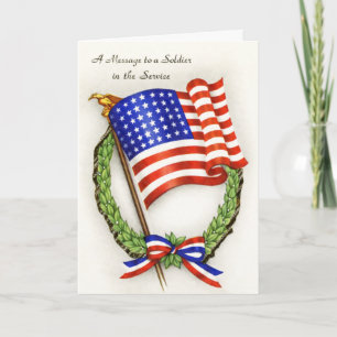 Vielen Dank Soldier Card Dankeskarte