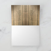 Vielen Dank Sonnenblumen & Holzkarten Dankeskarte (Innenseite)