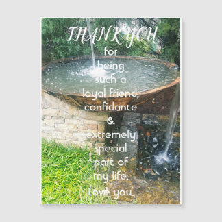 Vielen Dank, Special Friend Magnetic Grußkarte Magnetkarte