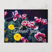 Vielen Dank Spring Flowers #4 Postcard Postkarte (Vorderseite)