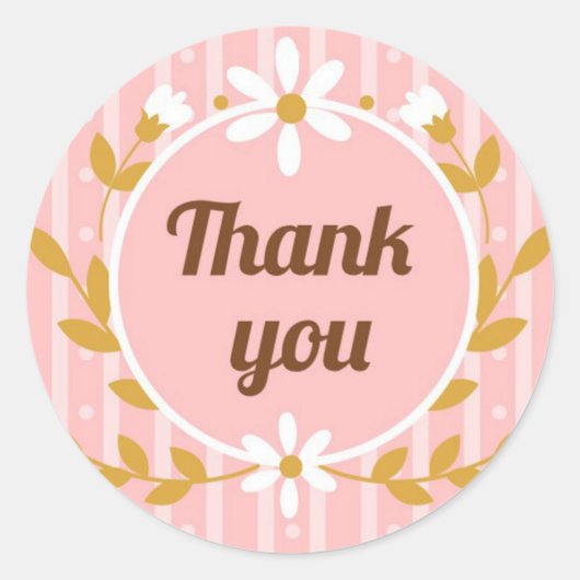 Vielen Dank, Square Sticker (Vorderseite)