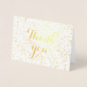 Vielen Dank Starfish Sprinkles Stylish Beach Trend Folienkarte (Vorderseite)