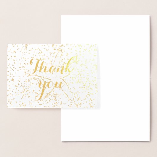 Vielen Dank Starfish Sprinkles Stylish Beach Trend Folienkarte (Anzeige)