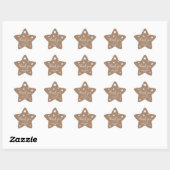 Vielen Dank Stars Baby Dusche Party Stickers | Kra (Blatt)