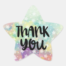 Vielen Dank, Sternaufkleber Stern-Aufkleber