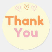 Vielen Dank, Sticker (Vorderseite)