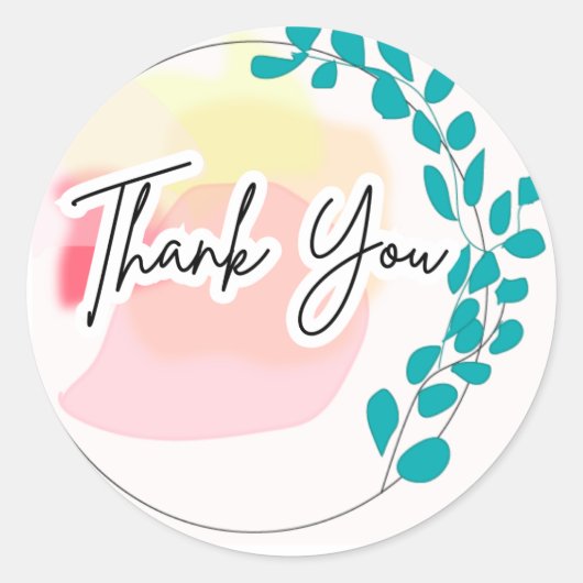 Vielen Dank, Sticker (Vorderseite)
