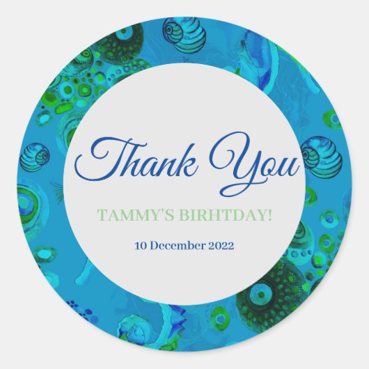 Vielen Dank, Sticker (Vorderseite)