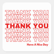 Vielen Dank, Sticker