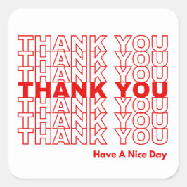 Vielen Dank, Sticker