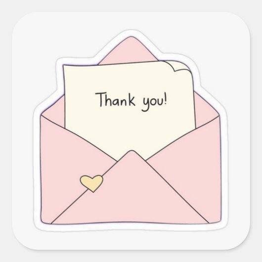 Vielen Dank, Sticker (Vorderseite)