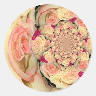 Vielen Dank_ Sticker_by Elenne Runder Aufkleber