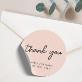 Vielen Dank, Sticker | Dusky-Rose rosa