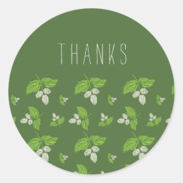 Vielen Dank, Sticker, Lieblingsticker, Umschlag Au Runder Aufkleber