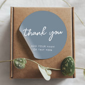 Vielen Dank, Sticker | Minimal Blue Gray