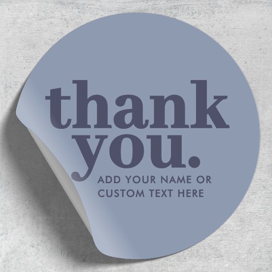 Vielen Dank, Sticker | Minimal Blue und Navy