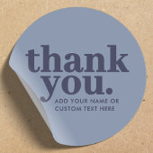 Vielen Dank, Sticker | Minimal Blue und Navy