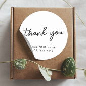 Vielen Dank, Sticker | Minimale Typografie weiß