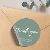 Vielen Dank, Sticker | Modern Sage Green