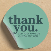 Vielen Dank, Sticker | Moderne grüne Retro