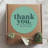 Vielen Dank, Sticker | Moderne grüne Retro